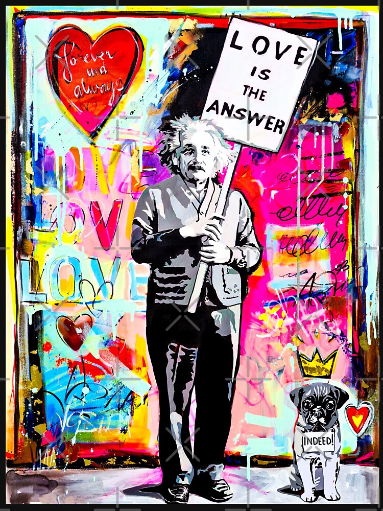 Banksy Love Is The Answer Pop Art by SharpWallArts