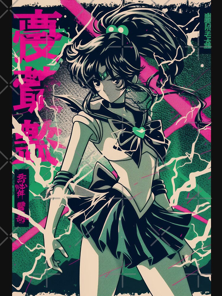 Sailor Jupiter Electric Green by AnimeArsenalPrints