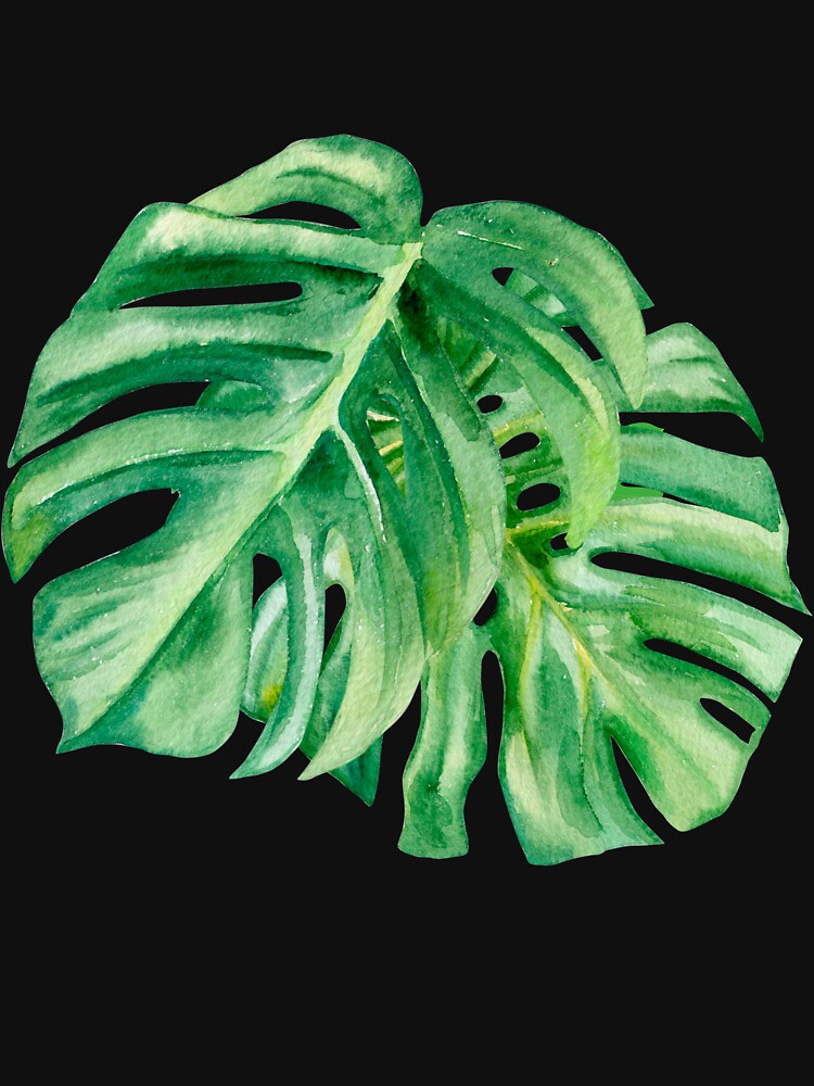 Tropical Split Leaf Pattern by yubeauty