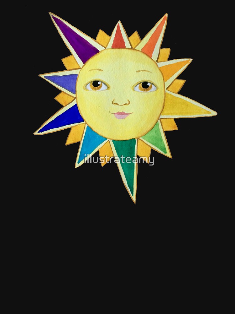 Rainbow Rays by illustrateamy