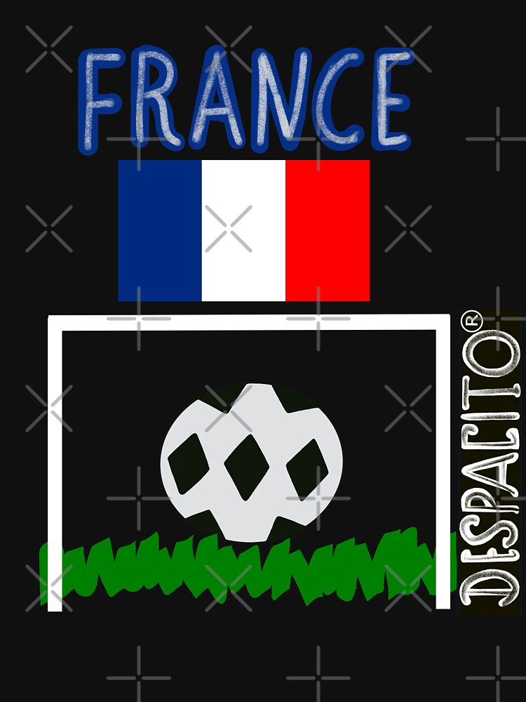 France Flag Soccer Ball Futbol Football Graphic Design by lovemedespacito