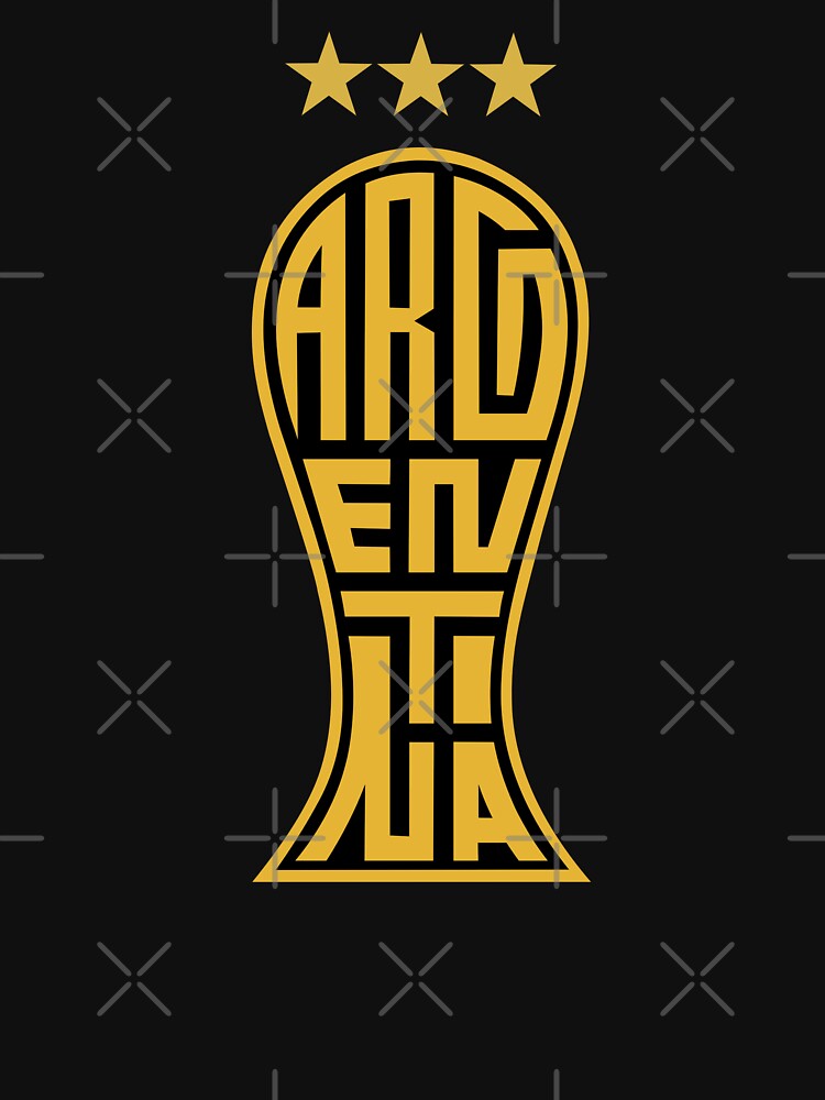 Trophy Typography ARG 22 Football by LanaIllust