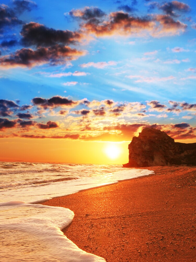 SUNSET OVER THE BEACH by MJ96-PRO