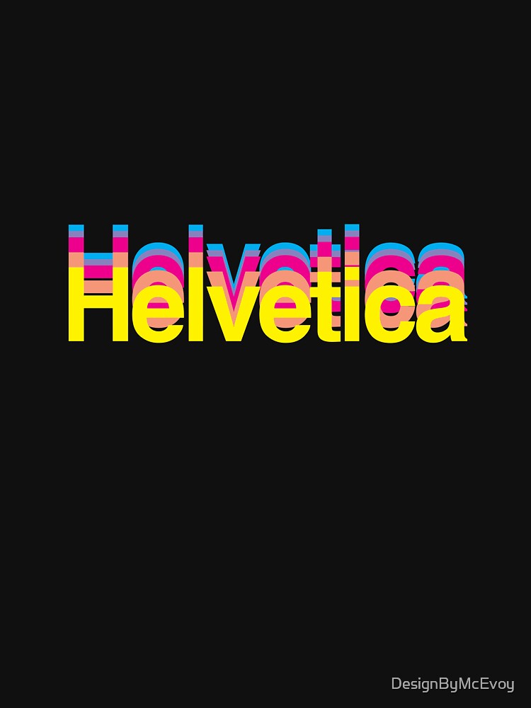 Helvetica CMYK 005 by DesignByMcEvoy