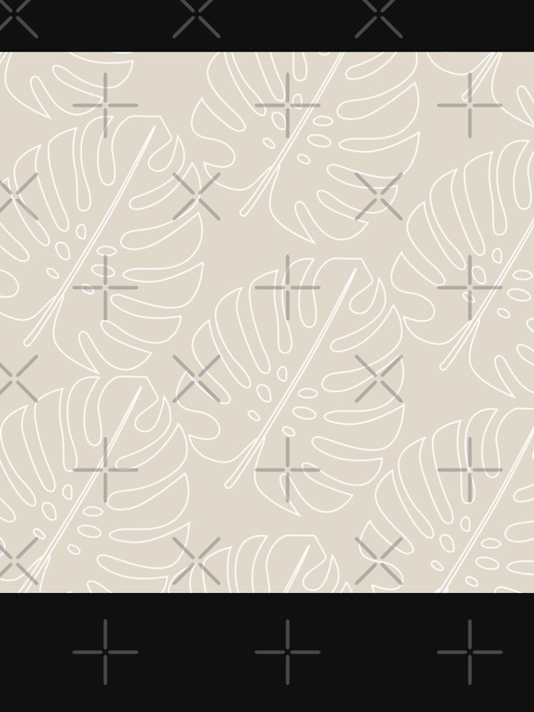 Minimalistic Monstera Pattern by GraphicsClub