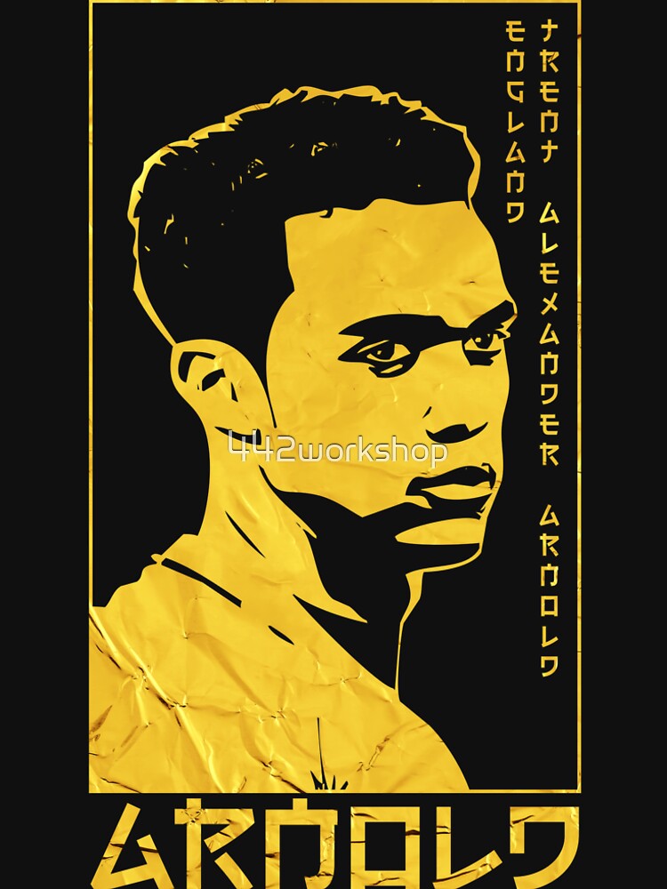Trent Alexander Arnold Golden Style Portrait art illustration by 442workshop