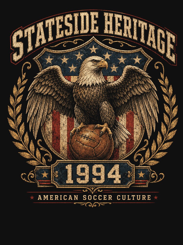 USA Vintage 1994 Soccer Crest by VizoArt-Studio