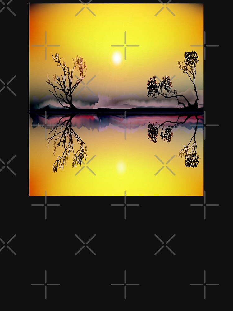 Landscape Sunset River by DigitalNobleman