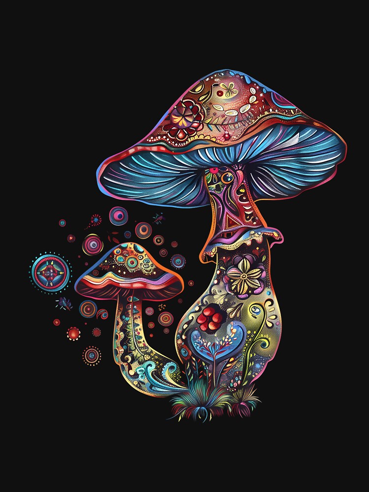 Stylized Magic Mushroom 19 by HarmonyTheKoala