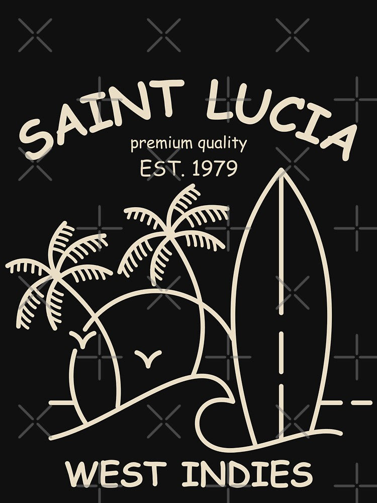 Saint Lucia island by Peerless-Prime