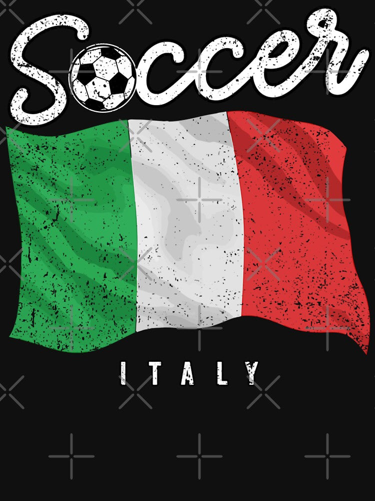 SOCCER TEAMS BIG FLAG - ITALY - Fans and Teams for Men and Women T-shirt by wallsandpatts