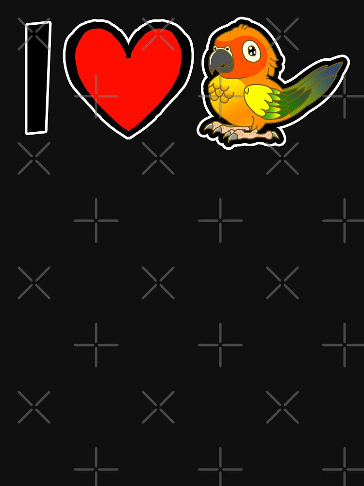 I love Cute and Chubby Sun Conure by DynieKid