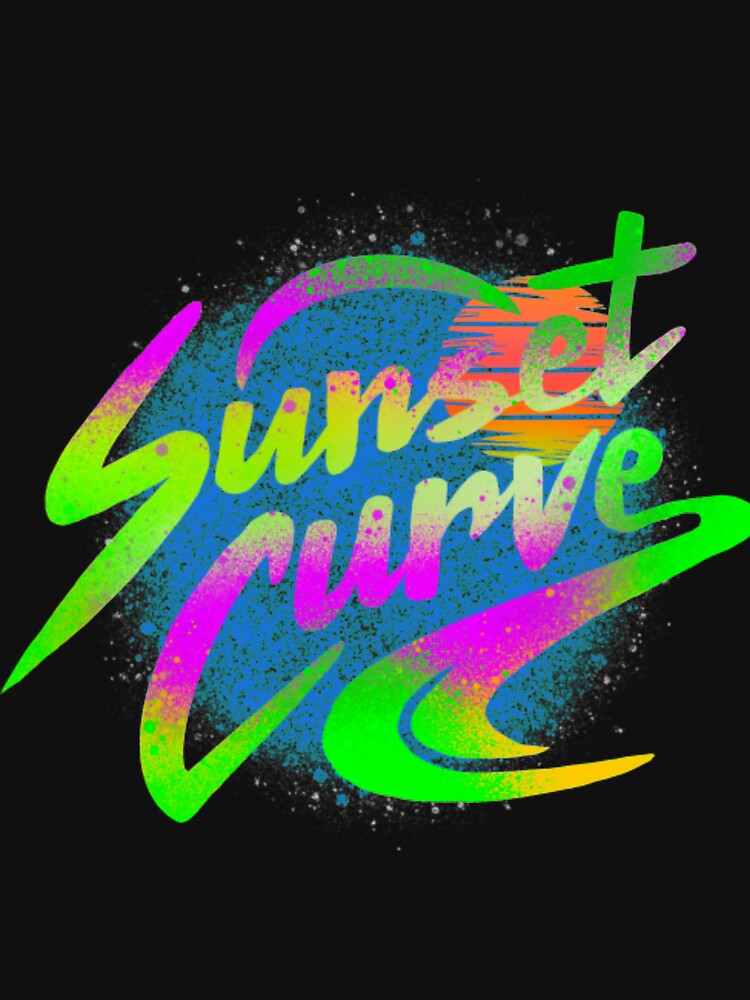 vintage retro sunset curve by JonesErin