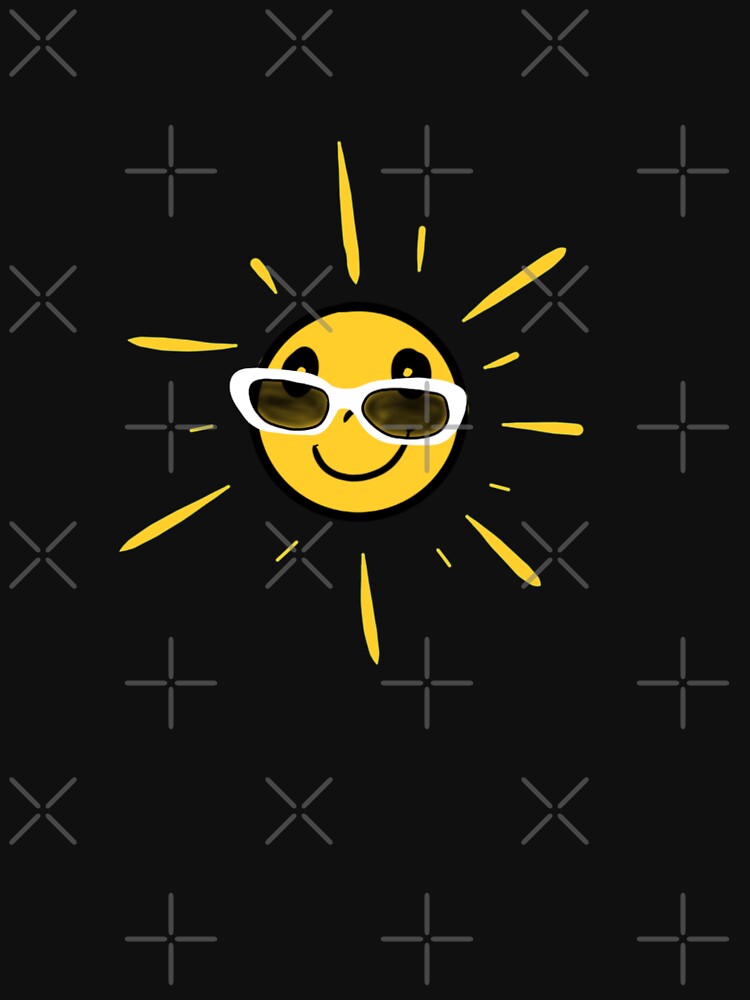 Cute sun wears the glasses by LU NA