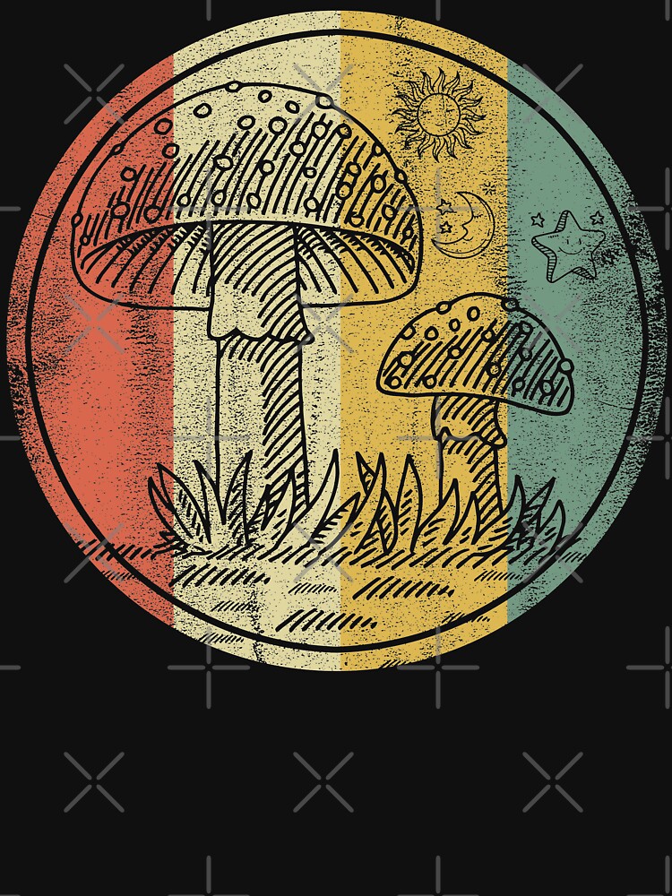 Retro Mushroom Lover Fungi Fungus Foraging Mycology Mycologist Men Women by shoptshirtswag