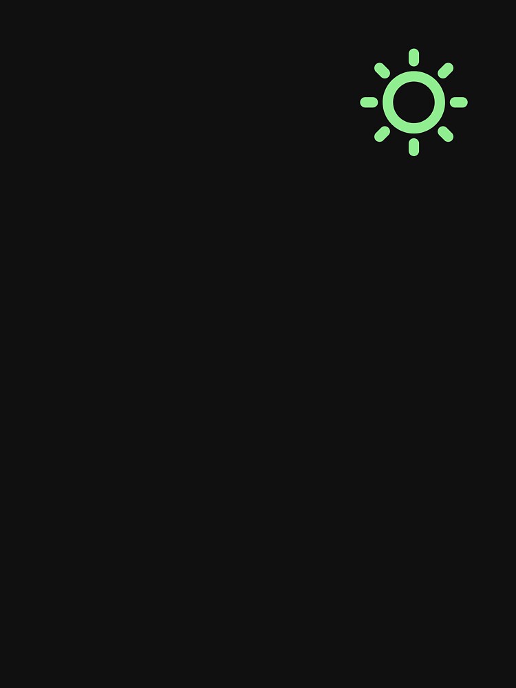 MINMALIST SUN (LIGHT GREEN) by Top10Designs