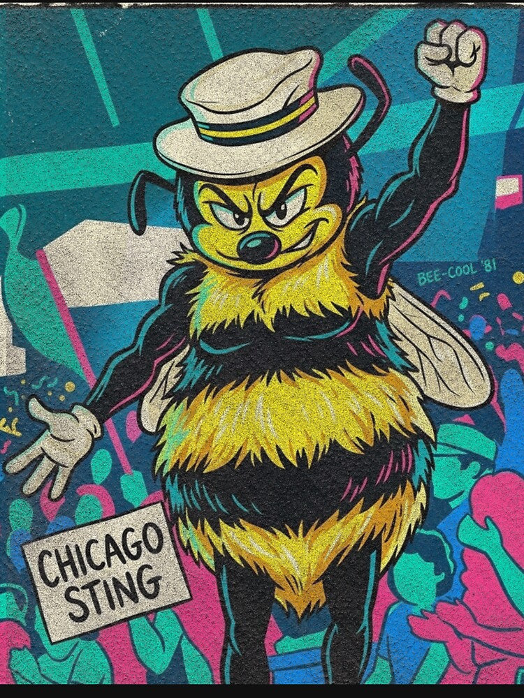 Chicago Sting Stanley Sting Mascot by Brandsutd