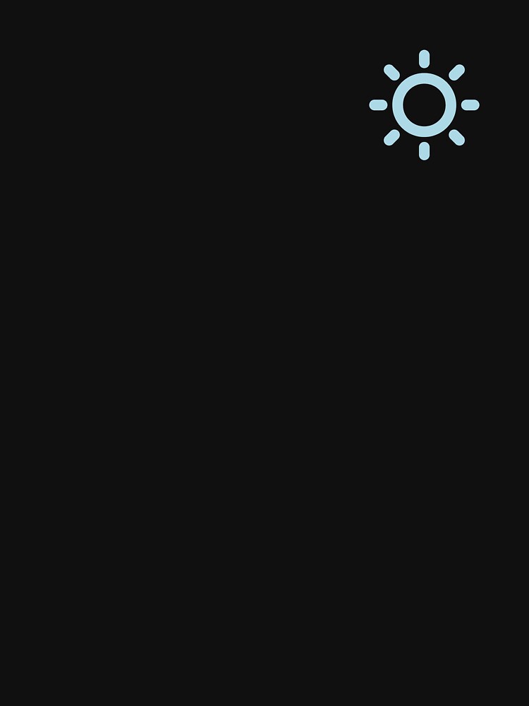 MINMALIST SUN (LIGHT BLUE) by Top10Designs