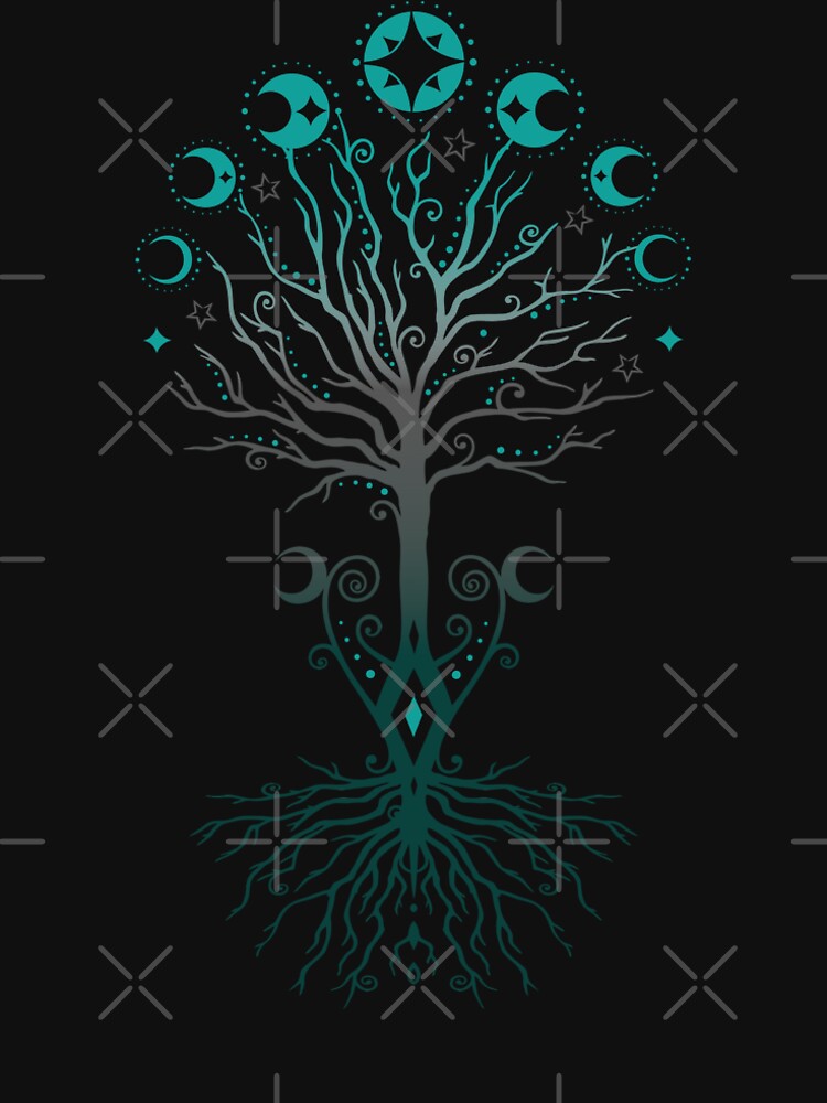Yggdrasil Moon Phases Tree of Life by Christine Krahl