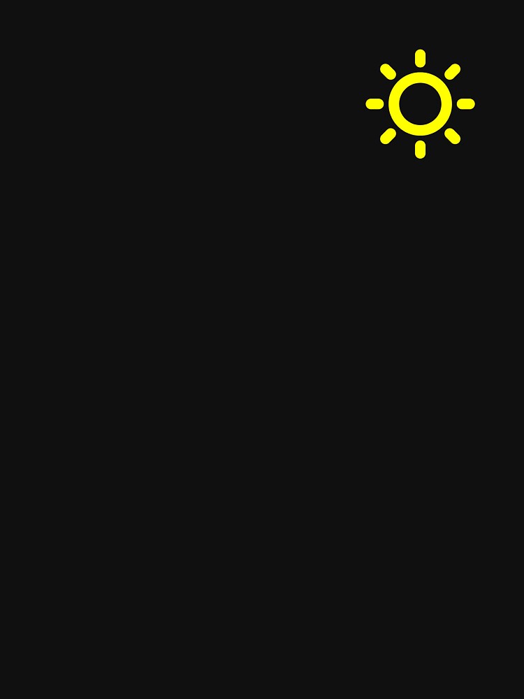 MINMALIST SUN (YELLOW) by Top10Designs
