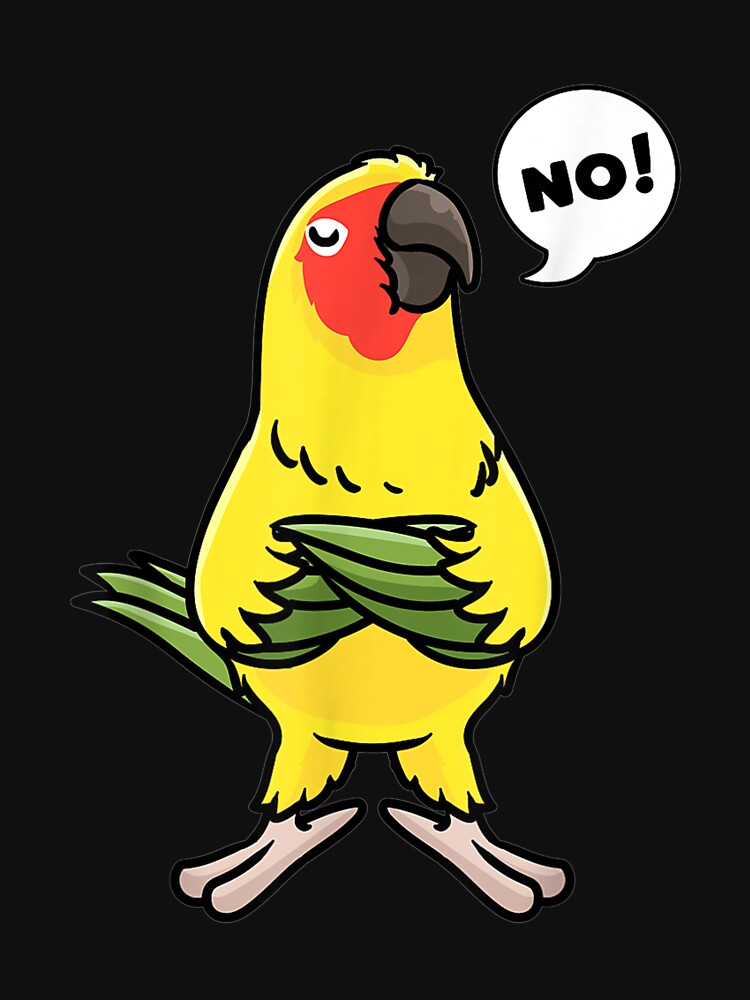 Sun Stubborn Parakeet Conure Parrot by caral8