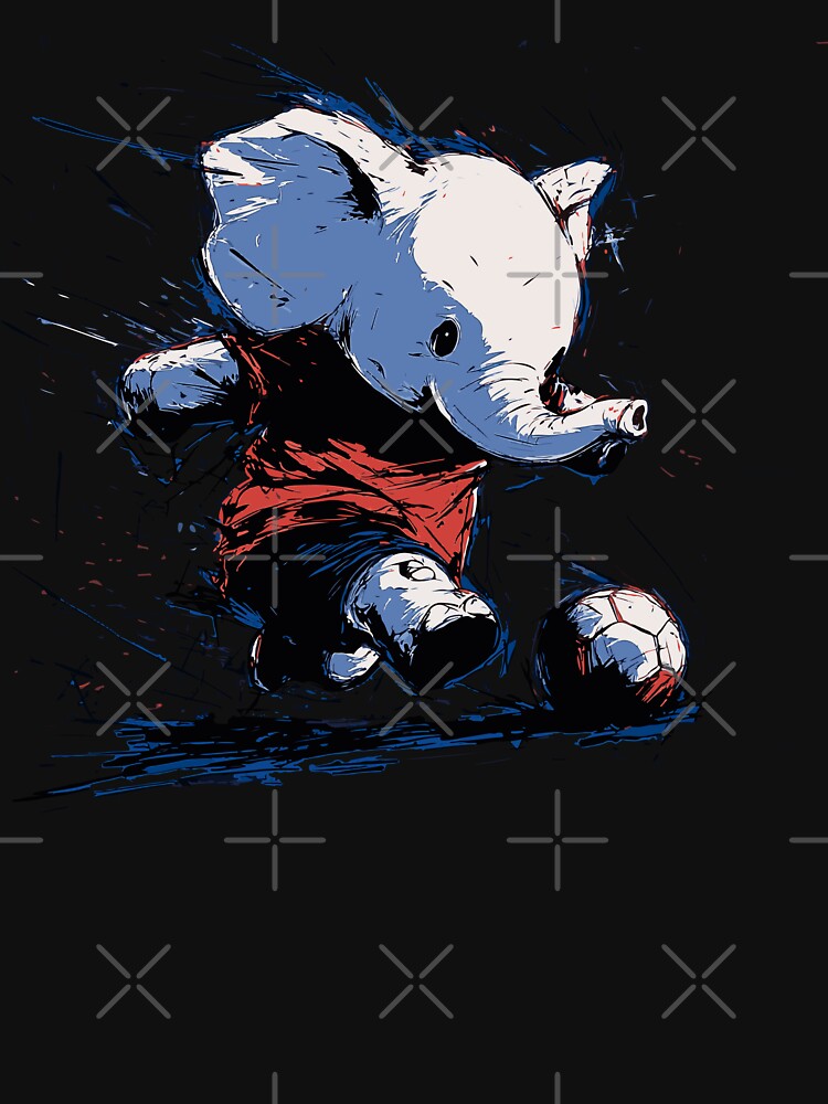 Playful Elephant playing Soccer by ClubVacay