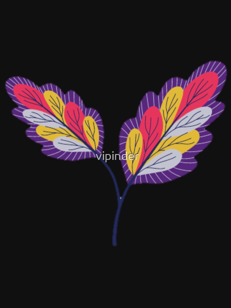 Colorfull leaf by vipinder