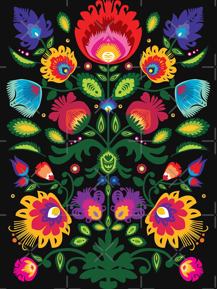 Folk composition with flowers by FK-UK
