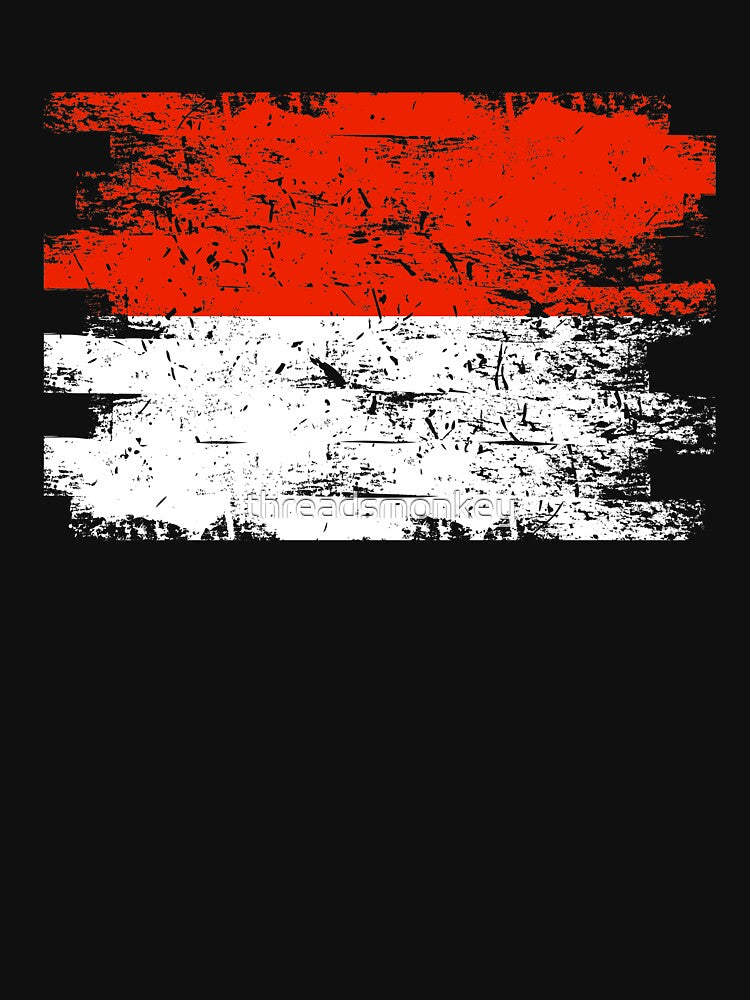Monaco Gift Country Flag Patriotic Travel Shirt Europe Light by threadsmonkey
