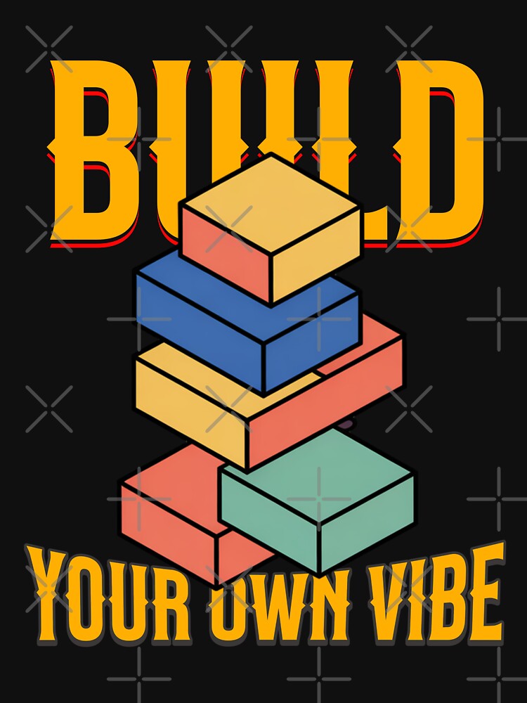 Build Your Own Vibe Stacked Blocks Design by Bliss Find And Design