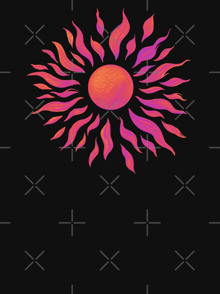 Colorful Watercolor Sun by HappyLifeCreate