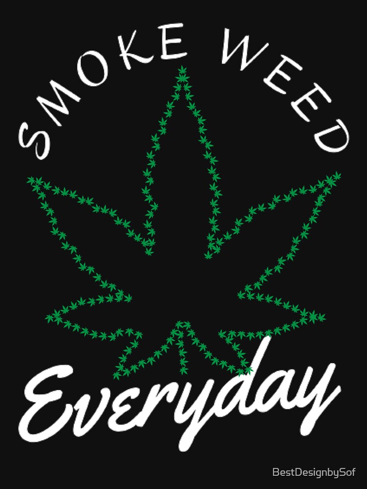 Smoking Marijuana, Marijuana Leaf by BestDesignbySof