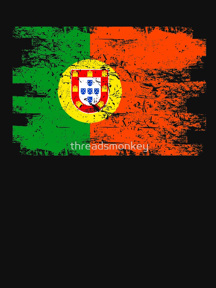 Portugal Gift Country Flag Patriotic Travel Shirt Europe Light by threadsmonkey