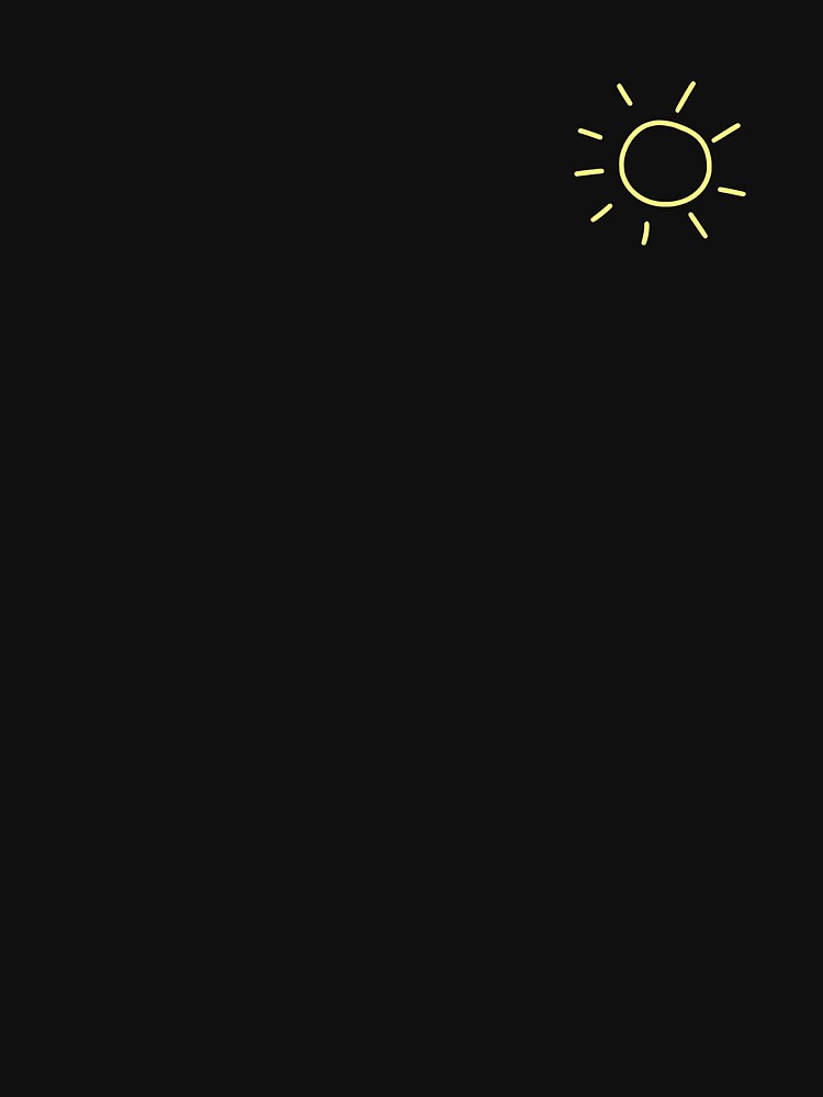 SIMPLE SUN (LIGHT YELLOW) by Top10Designs