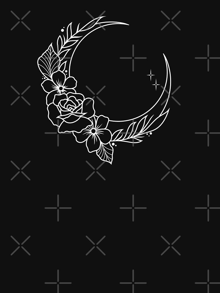 Crescent Boho Moon by Arketip