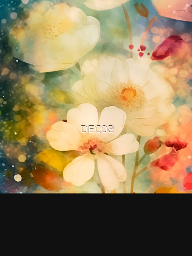 Floral Pastel Abstract Art With A Blurred Aesthetic by DEC02
