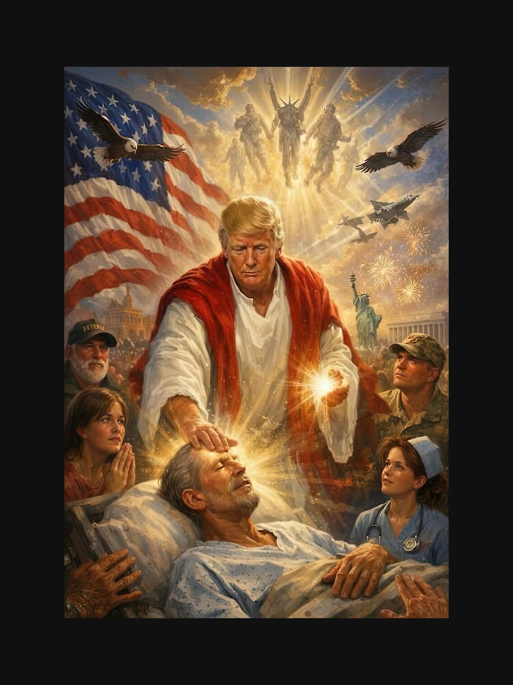 Trump Jesus, Trump Humor by IrenaPekar