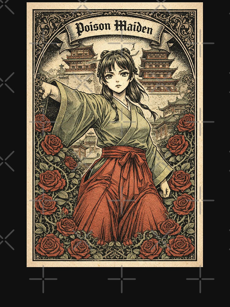 Maomao Tarot Card Colored by MadShroomPrints