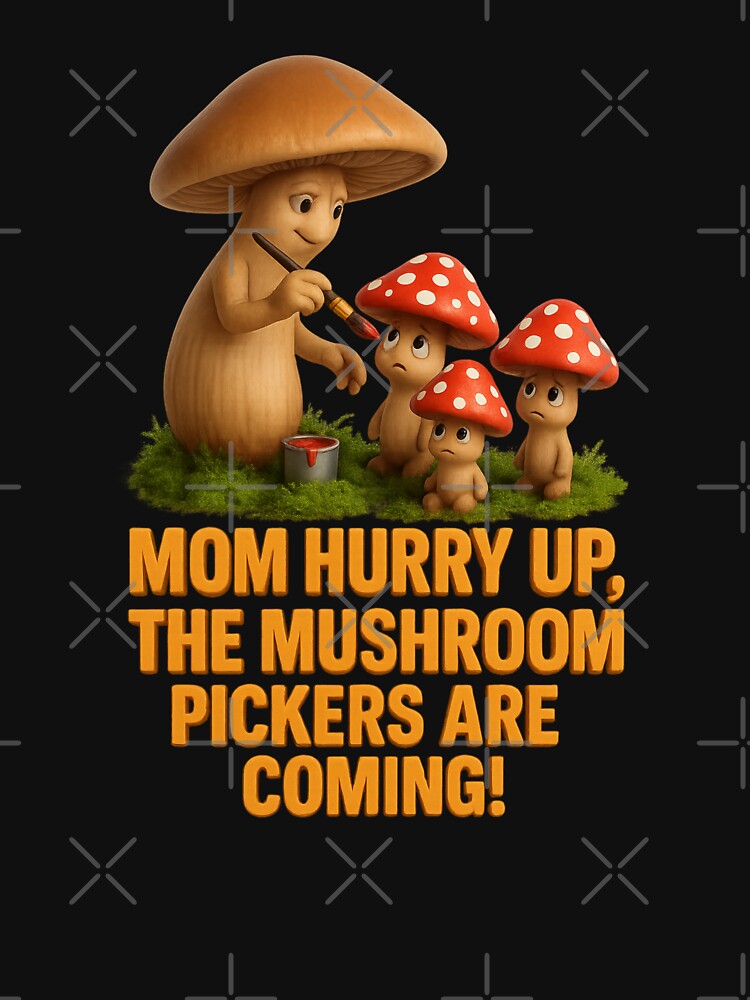Mom, Hurry Up – The Mushroom Pickers Are Coming! by Tadeusz1