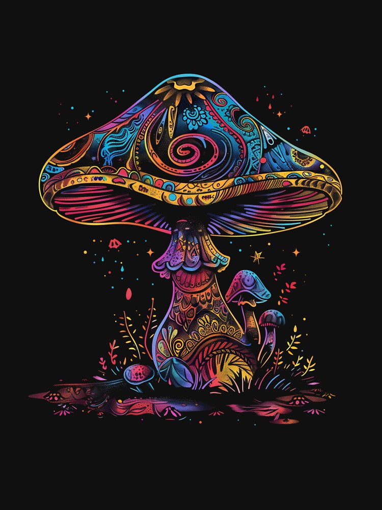 Stylized Magic Mushroom 13 by HarmonyTheKoala