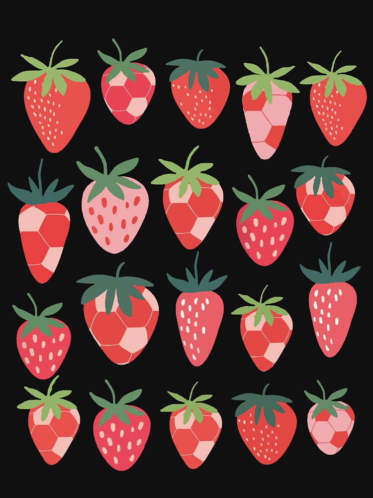 Cute Strawberry Soccer Fruitarian Berry Fruit Gift Soccer Lover Costume by sheamgjirij