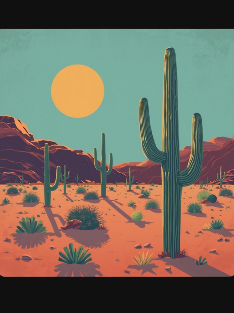 Desert Cactus by Fuzzle studio