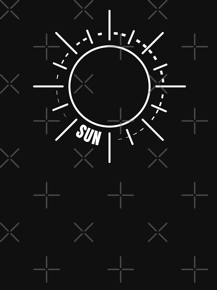 The Sun (WHITE DESIGN) by EleannaInSpace