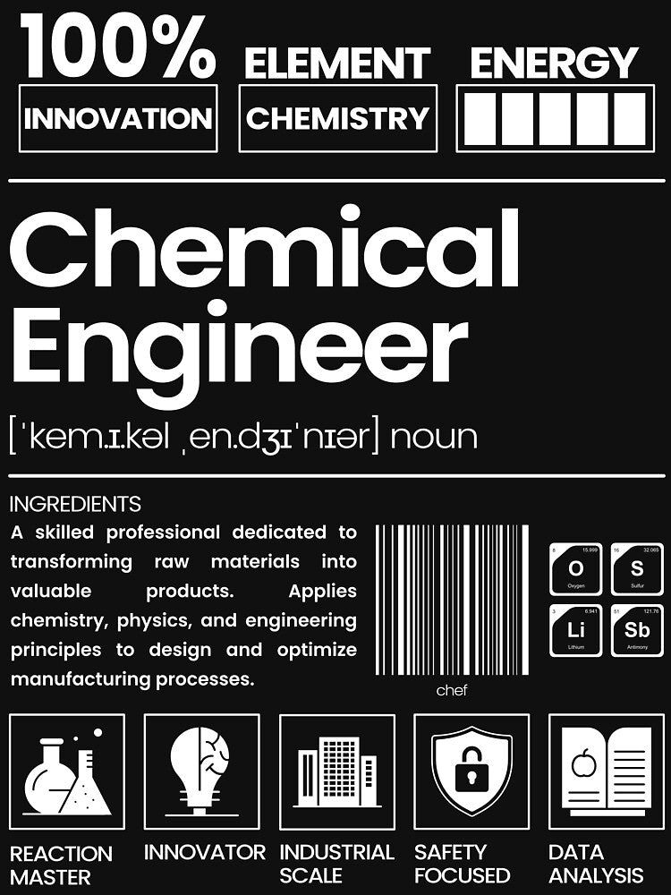 Chemical Engineer || Jobs Series - White by bySirena