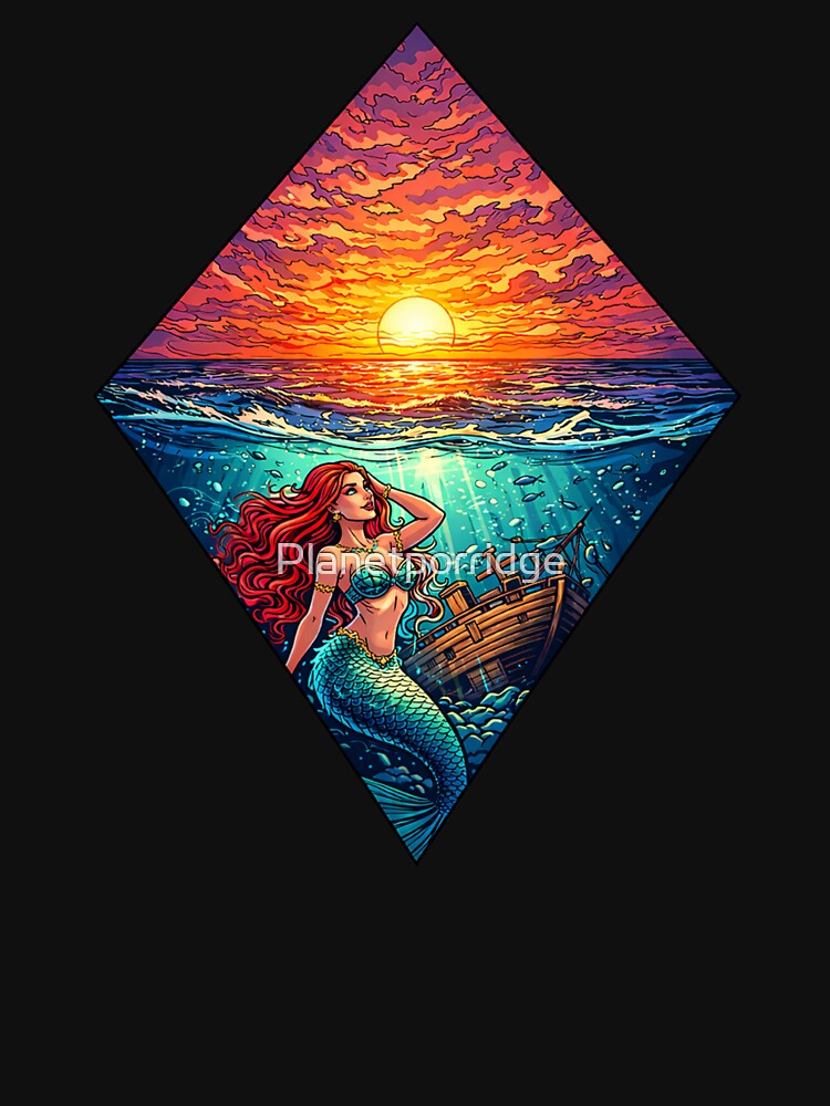 Beautiful Mermaid Sunset by Planetporridge