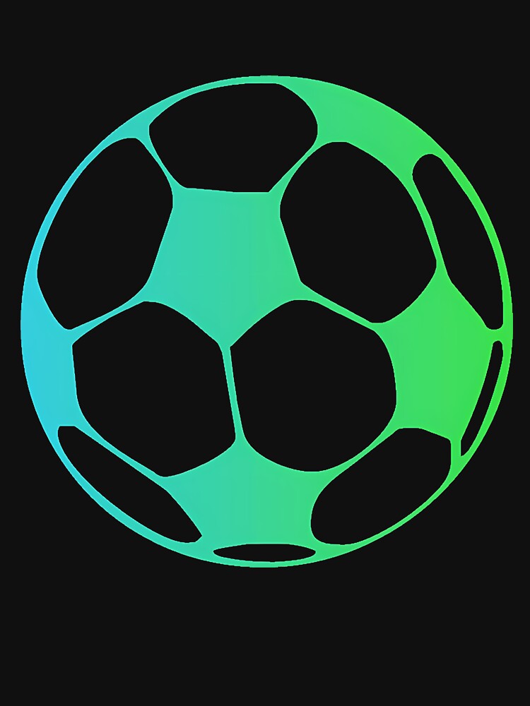 Fade Soccer Ball (Blue  Green) by kyndellku