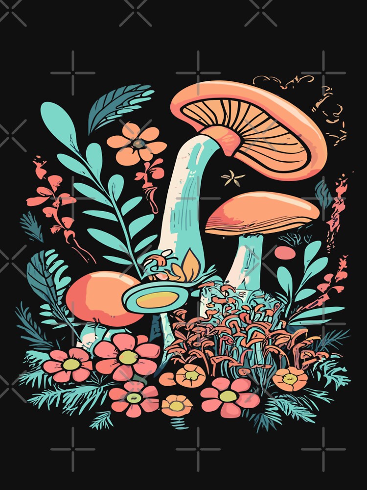 Wild Mushroom Forest by GraphicsClub