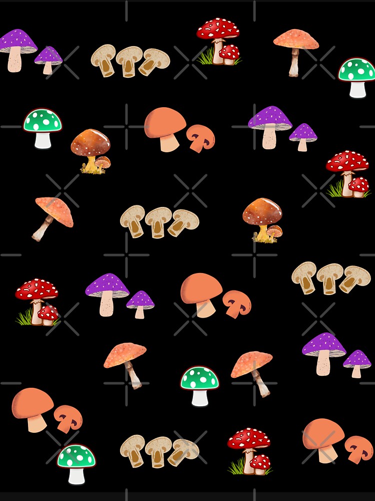 Mushroom seamless Pattern - funny Quotes Backpack by Designspot2020