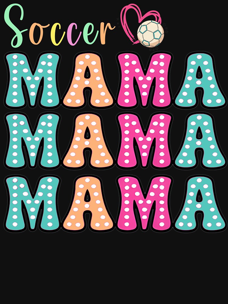 Colorful Soccer Mama Polka Dot by LashondaGreen89