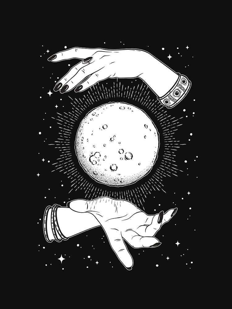 Moon in the Hands Beautiful Old Luna by enjoytheshirt